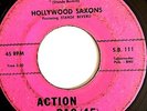 HOLLYWOOD SAXONS - loving you b/w laughing blues - ACTION PAC rare northern