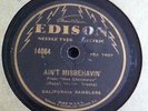 California Ramblers   Ain't Misbehavin'   Edison - RARE JAZZ 78