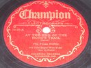 TEXAS DRIFTERS 78 rpm CHAMPION 16139 pre war country E CONDITION