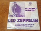 1970 LED ZEPPELIN Mucho Amor 7” MEXICAN EP Psych UNIQUE PS