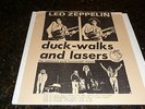 Led Zeppelin Duck Walks and Lasers LP Color Vinyl Numbered Not TMOQ