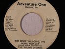 rare Modern Soul 45 YOUNG DIVINES the more you give ADVENTURE ONE Hear
