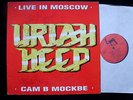 URIAH HEEP Live In Moscow orig 1988 LP SIGNED by 5 members