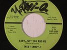 SWEET SAMMY J.: Baby, Just You And Me (rare blues & r&b vinyl 45) wol