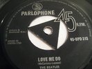 BEATLES 45-Love Me Do 1963 ORIG South Africa Parlophone TRI CENTRE Mega RARE