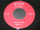 Crook Jr. WIGGLE IT BABY Rare Blues on Apache