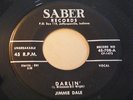 Jimmie Dale Darlin' Baby Doll Saber Records Label Rockabilly 45 RPM