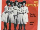 CRYSTALS: THEN HE KISSED ME--1963 GERMAN PICTURE SLEEVE 45 w/UK SINGLE