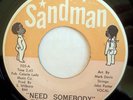 CROSSOVER SOUL 45-HI-FI WHITE-NEED SOMEBODY on SANDMAN NM
