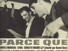 tres rare 33T LP DANIEL DARC TAXI GIRL BILL PRITCHARD PARCE QUE limité 3000 ex