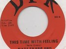 NATE EVANS-THIS TIME WITH FEELING/THE LOOK ON YOUR FACE-DPR-***NICE COPY***