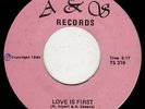 ALPERT & SHEENE Barry's Song / Love Is First 45 rare modern soul dance disco