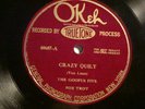 TRUETONE OKEH-40687-GOOFUS FIVE -CRAZY QUILT /SADIE GREEN - E+/E