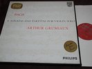 Grumiaux Bach Sonatas and Partitas for Solo Violin Dutch Philips Stereo 3LP NM