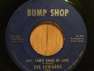 Dee Edwards   Soul/Funk 45   Why Can't There Be Love   Bump Shop