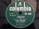 CLIFF RICHARD AND THE DRIFTERS LIVING DOLL RARE 78 RPM RECORD 1959