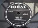 BUDDY HOLLY PEGGY SUE / EVERYDAY RARE 78 RPM RECORD