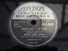 JERRY LEE LEWIS GREAT BALLS OF FIRE RARE 78 RPM RECORD
