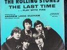 ROLLING STONES-THE LAST TIME,LONDON,PICTURE SLEEVE & 45,ORANGE LABEL