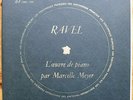 RAVEL piano works MARCELLE MEYER 2LP DISCOPHILES FRANCAIS DF 100-101 NO RESERVE