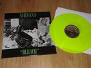 NIRVANA - BLEACH lime green vinyl L.P. re-issue foo fighters