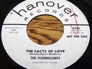 RARE 1959 DOO-WOP 45 FLOURESCENTS FACTS OF LOVE HANOVER W/L DJ LISTEN  VG++/EX