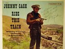 Rare Country LP - Johnny Cash - Ride This Train - AUTOGRAPHED - Columbia 6 Eye