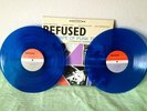 Refused - The Shape of Punk To Come lp TRANSLUCENT BLUE vinyl RARE