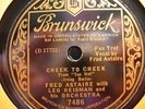 78 BRUNSWICK 7486 FRED ASTAIRE with LEO REISMAN ORCHESTRA