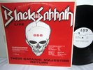 BLACK SABBATH LP-Satanic Majesties Return 666 LIVE Providence 80 no TMOQ TAKRL