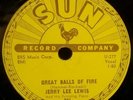 JERRY LEE LEWIS Great Balls Of Fire 1956 SUN 78-281 You Win Again