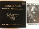 EDUARDO DEL PUEYO - Beethoven - 14 LP Records - PAVANE ADW 7071/84  BELGIUM RARE