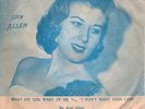 DOOWOP ROCKER bw/ TEEN 45 + PICTURE SLEEVE--ANN ALLEN-HEAR BOTH--ALABAMA FLORIDA