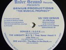 Rare SC Random Rap LP GENIUS PRODUCTIONS Musical Prophecy on Under Ground M-