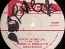 12 INCH / TOMMY MCCOOK & THE DISCOSONICS / TENOR ON THE CALL / STUDIO 1 / LISTEN