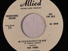 VIBES: Misunderstood / Let The Old Folks Talk 45 (dj) rare Vocal Groups
