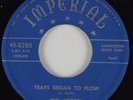Doo Wop R&B 45 SPIDERS Tears Began to Flow IMPERIAL HEAR