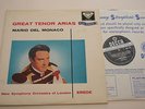 DECCA SXL 2122  Mario Del Monaco Great Tenor Arias Near Mint+