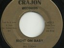 Northern Soul 45 Bill Coday Right On Baby On Crajon Hear