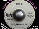 HEAR R&B Mod Northern Soul Popcorn CARMEN COLE I just don't understand GROOVE 45