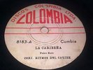 CONJUNTO RITMOS DEL CARIBE ? LA FULLERA - VERY RARE 78 rpm PEDRO RUIZ