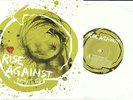 RISE AGAINST Ready to Fall w/RARE LIVE TRK PROMO Europe Made WHITE 7 INCH VINYL