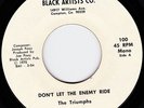 The Triumphs : RARE Funk 45 on Black Artists Co. 