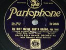 DAJOS BELA- Monosson - Du bist meine Greta Garbo - 78 tours / rpm Schellack jazz