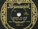 MEGA-RARE 1927 FESS WILLIAMS 78 OZARK BLUES/ALLIGATOR CRAWL BR. BRUNSWICK 3589 E