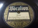 Rev A.W Nix : Race vocalion 1098 :Black Diamond Express Train To Hell E- 