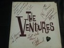 THE VENTURES WHITE ALBUM PROMO AUTOGRAPHED ADVENTURES IN PARADISE RARE