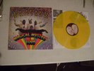 THE BEATLES - MAGICAL MYSTERY TOUR yellow colored vinyl LP w/ full size poster