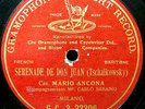 (S) ANCONA MARIO Opera 78rpm G&T 3-32306 Don Juan-Serenade