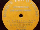 (S) MELCHISSEDEC LEON Opera 78rpm Orange Zonophone X-2060 Paris La Marseillaise